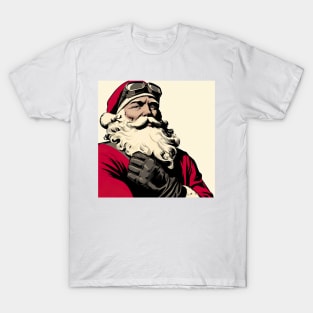 Santa Daddy, Leather Man T-Shirt